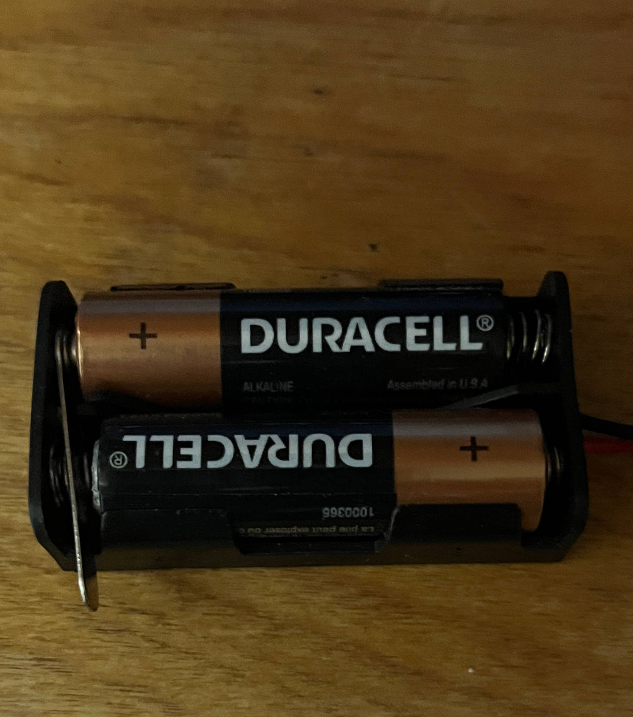Duracell AA Batteries with 2-Slot Battery Holder