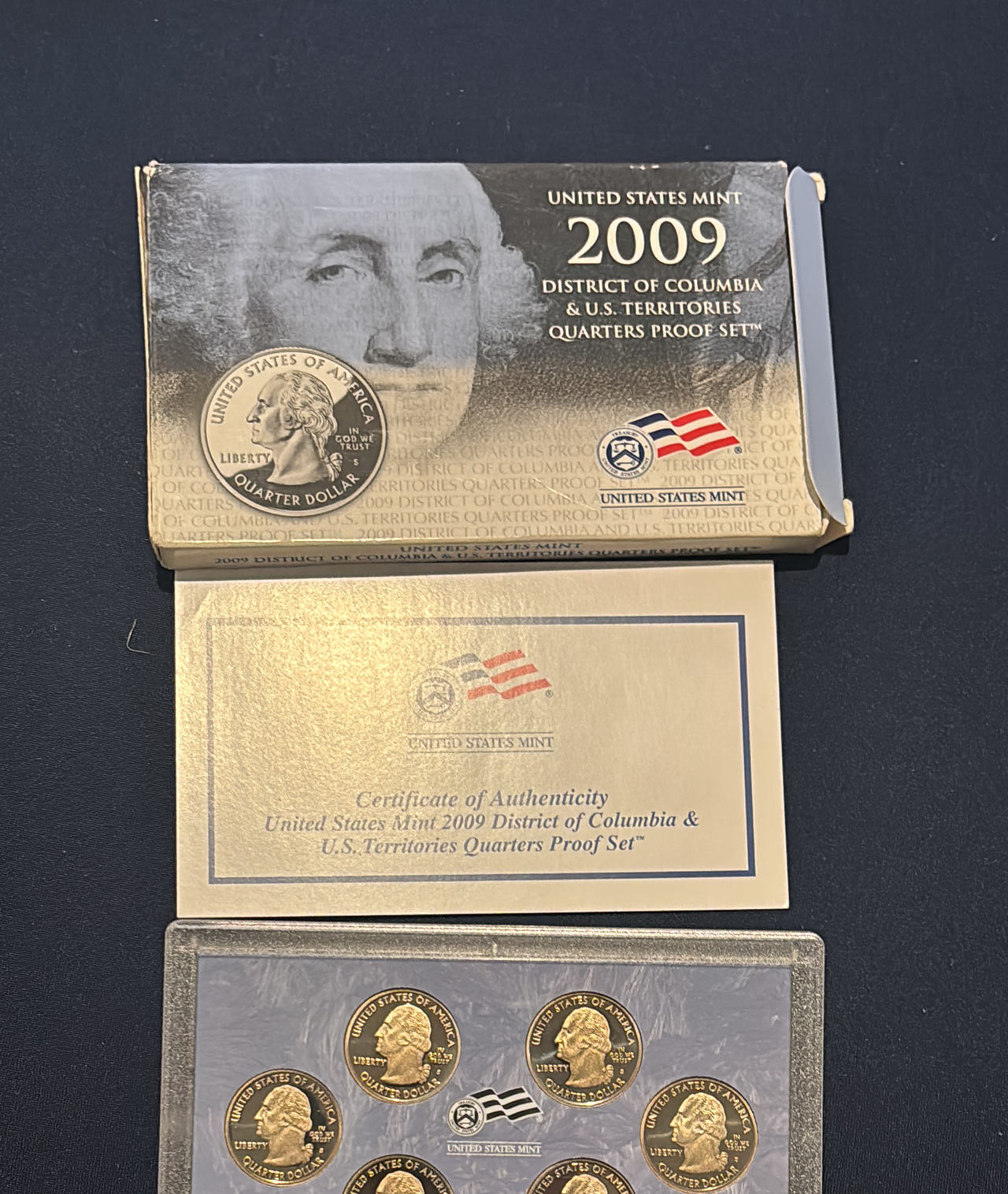 2009 District of Columbia & U.S. Territories Quarters Proof Set