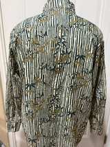 Koa Road Men's Large L/S Button-Up Shirt - Vintage Bamboo Print Botanical Leaf - Image 2