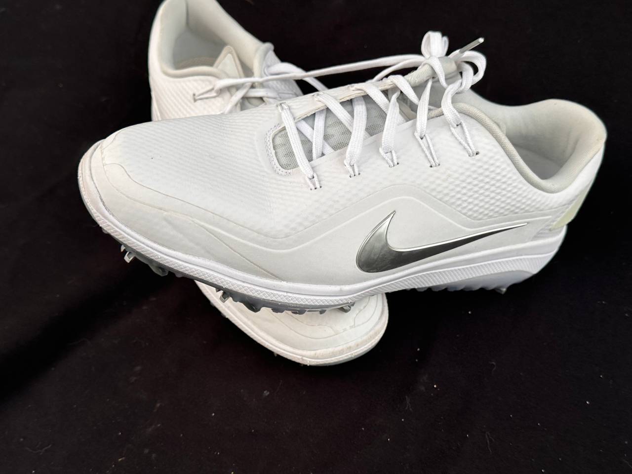 Nike React Vapor 2 Golf Shoes White Metallic Grey 9.5w