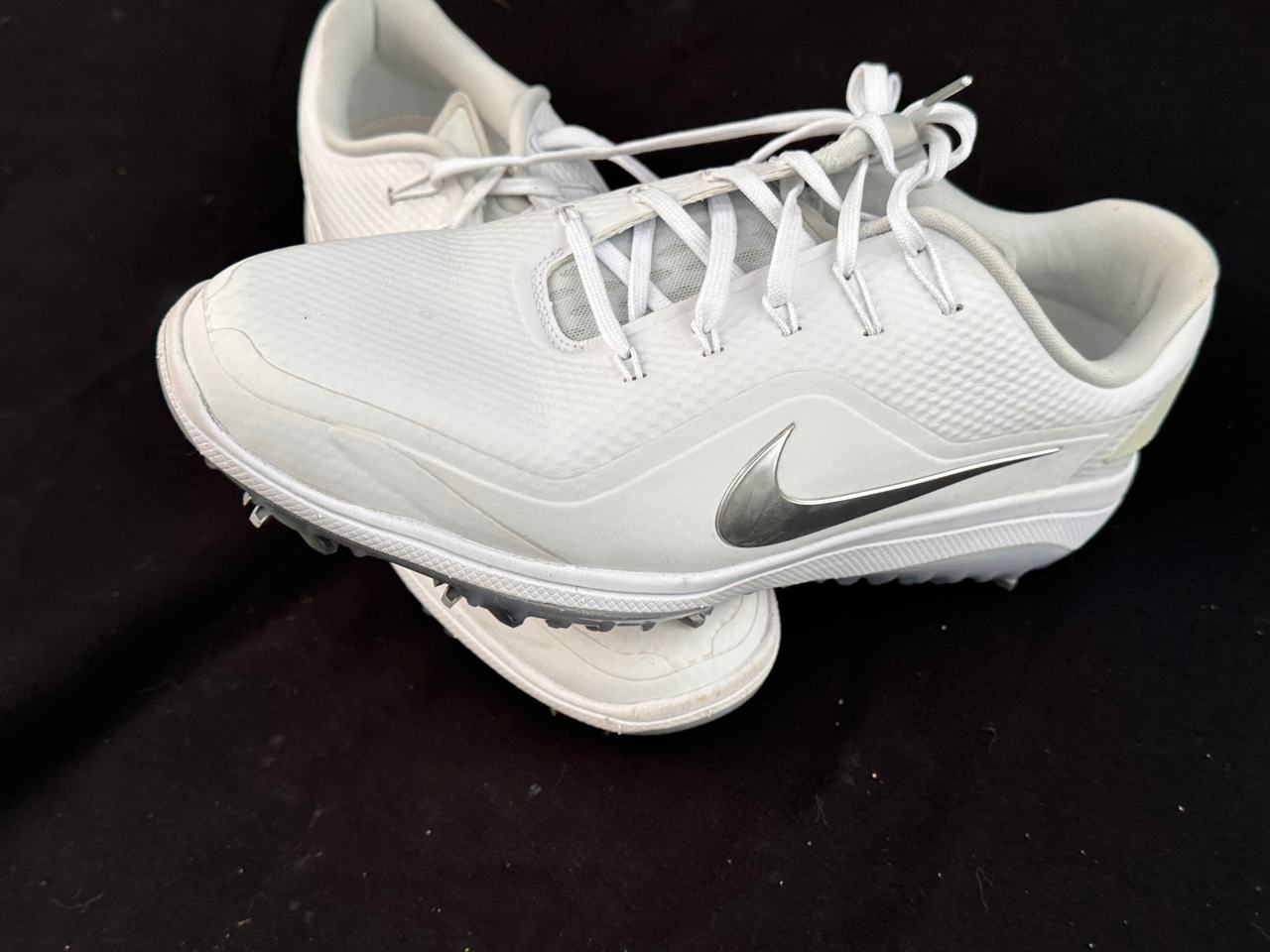 Nike React Vapor 2 Golf Shoes White Metallic Grey 9.5w