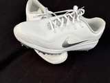Nike React Vapor 2 Golf Shoes White Metallic Grey 9.5w - Image 1