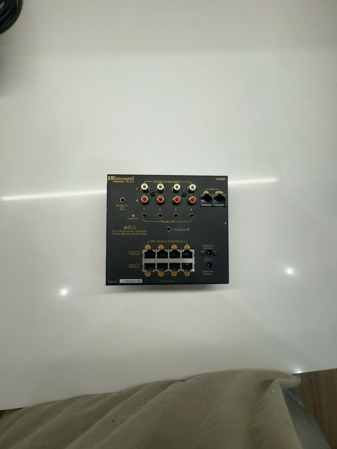 Russound A-H484 4-Source 4-Zone Surface Mount Audio Hub