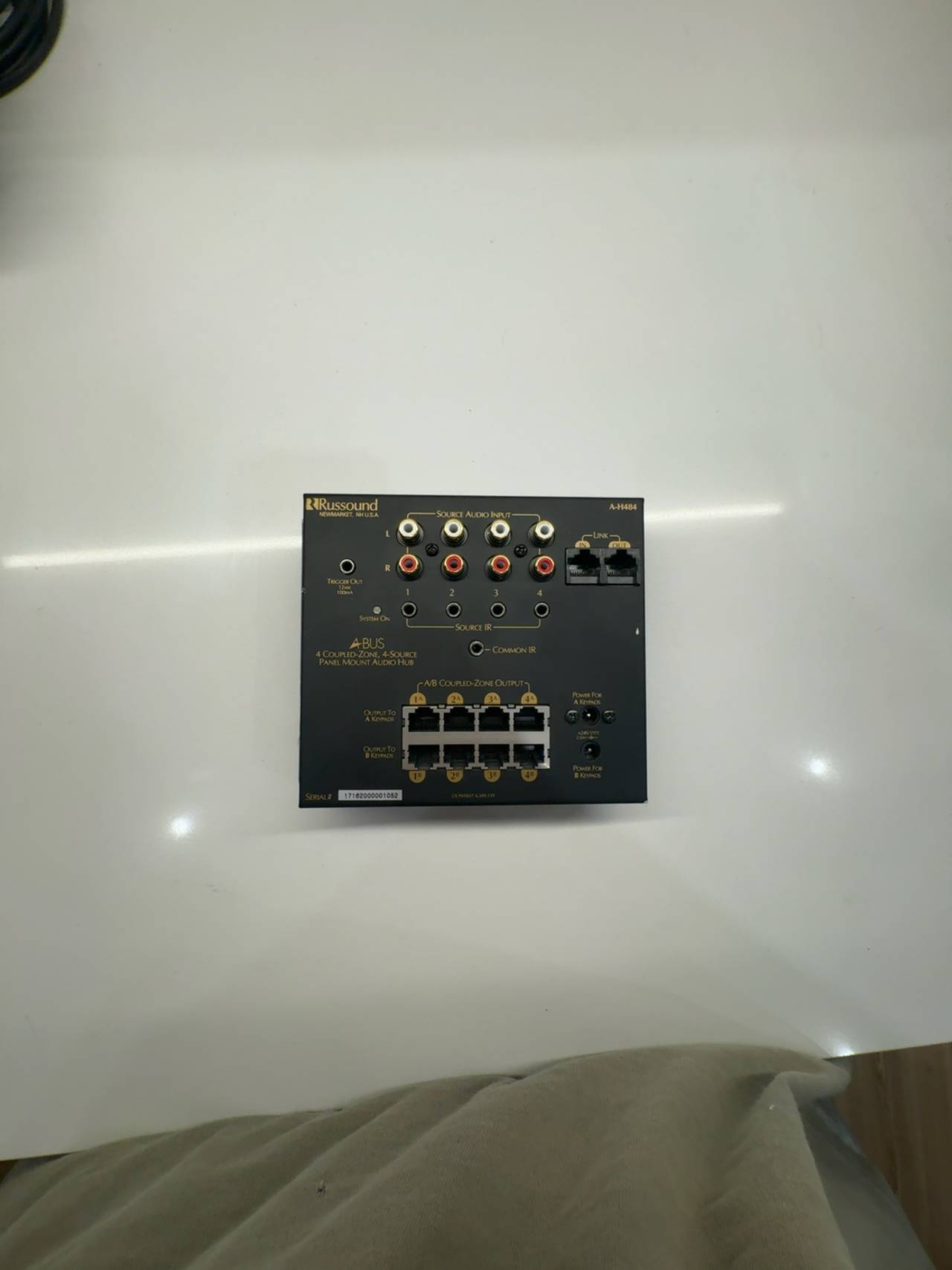 Russound A-H484 4-Source 4-Zone Surface Mount Audio Hub