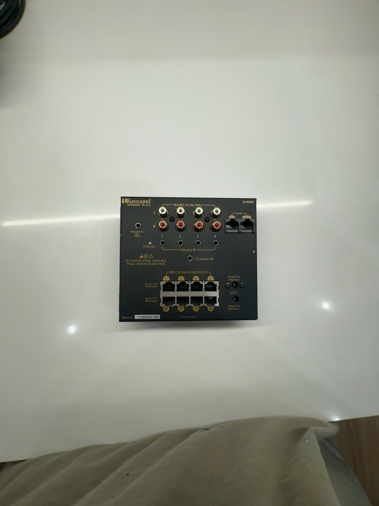 Russound A-H484 4-Source 4-Zone Surface Mount Audio Hub