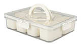 SIXRUN 2-PACK Condiment Serving Tray, Divided Serving Tray 8 Compartments - Image 6