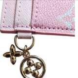 Louis Vuitton Card Holder with Charm Monogram Canvas Pink/Blue - Image 4