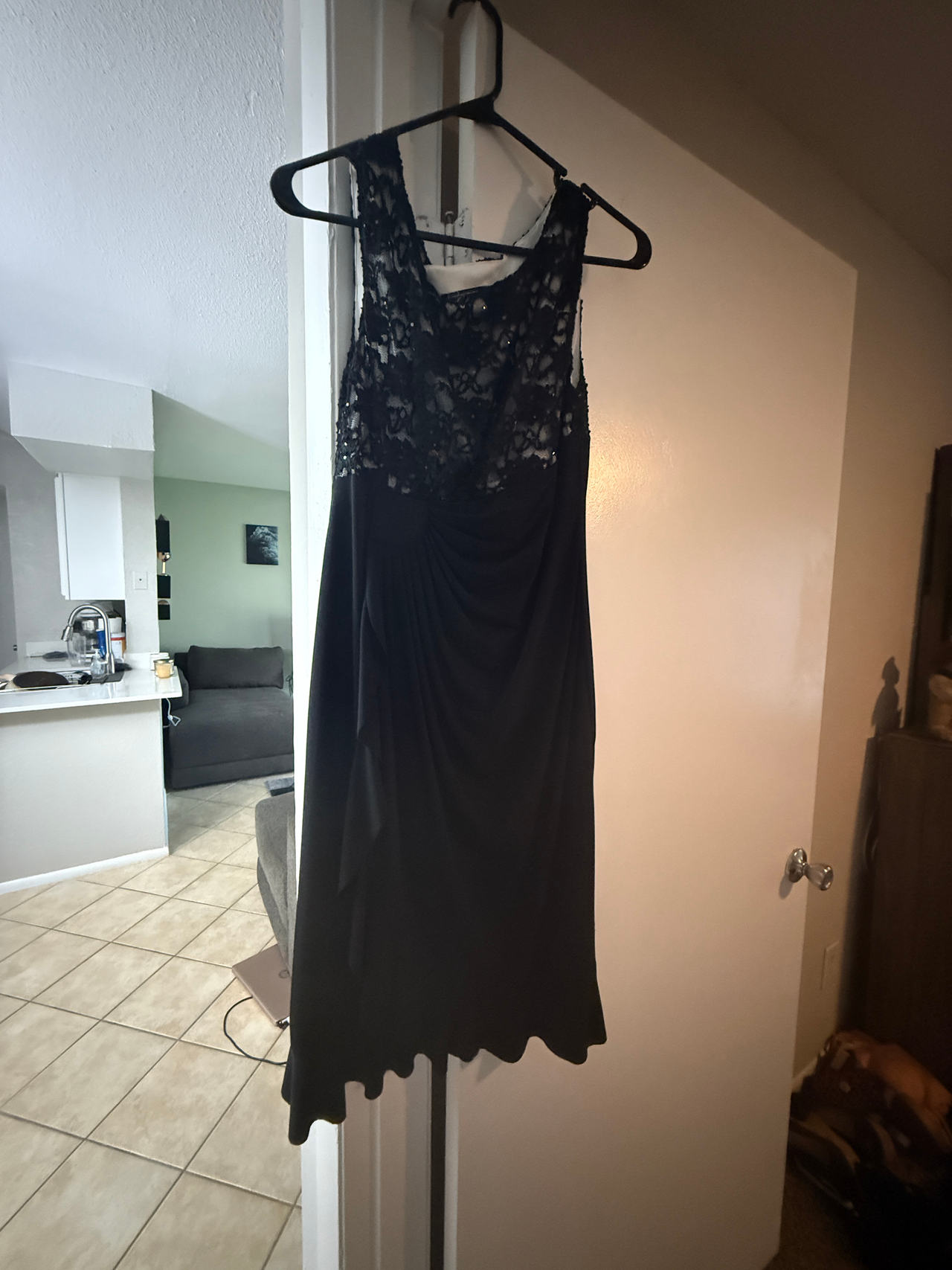 Black Lace Cocktail Dress