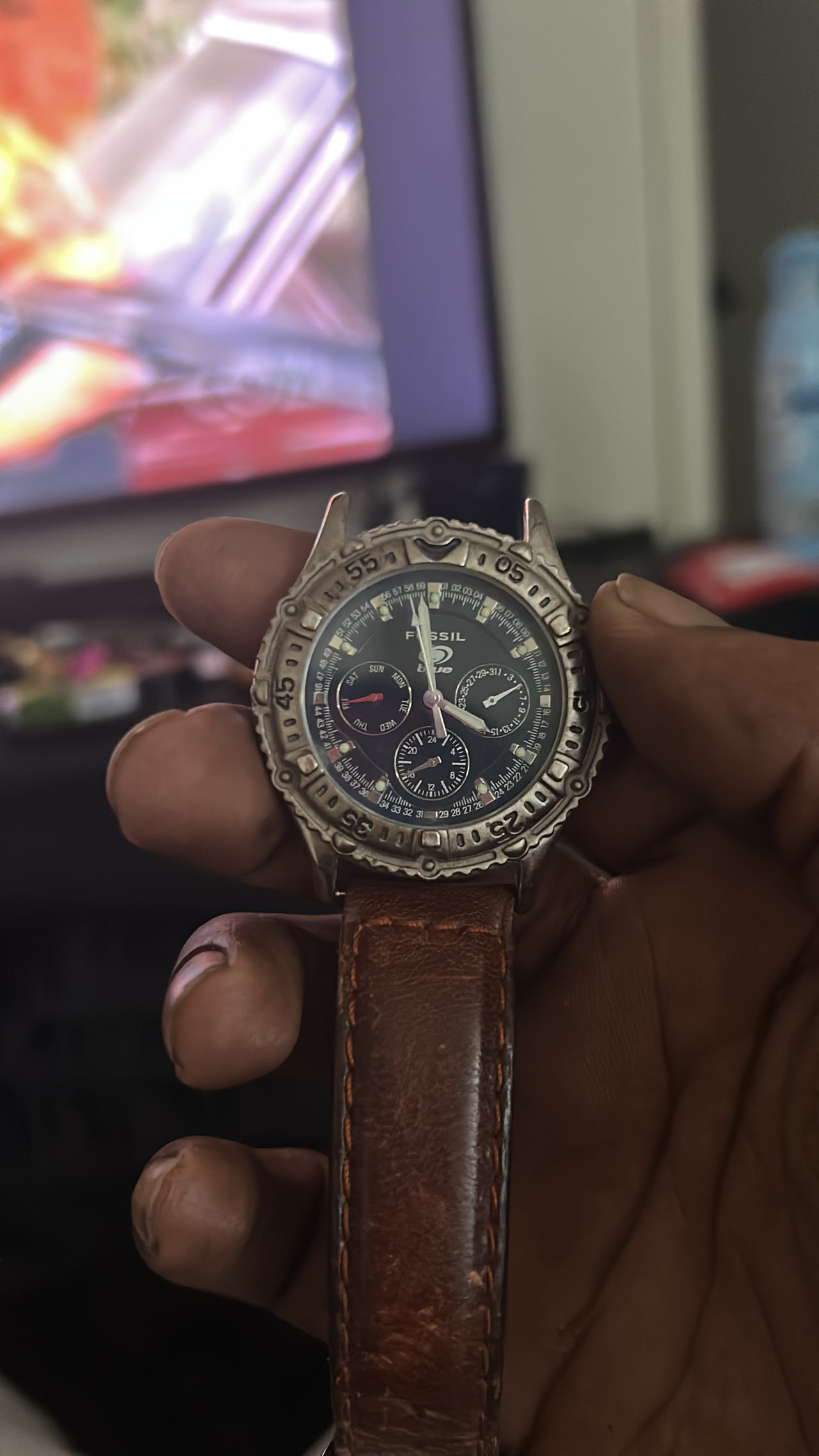 Fossil Blue Multifunction Watch