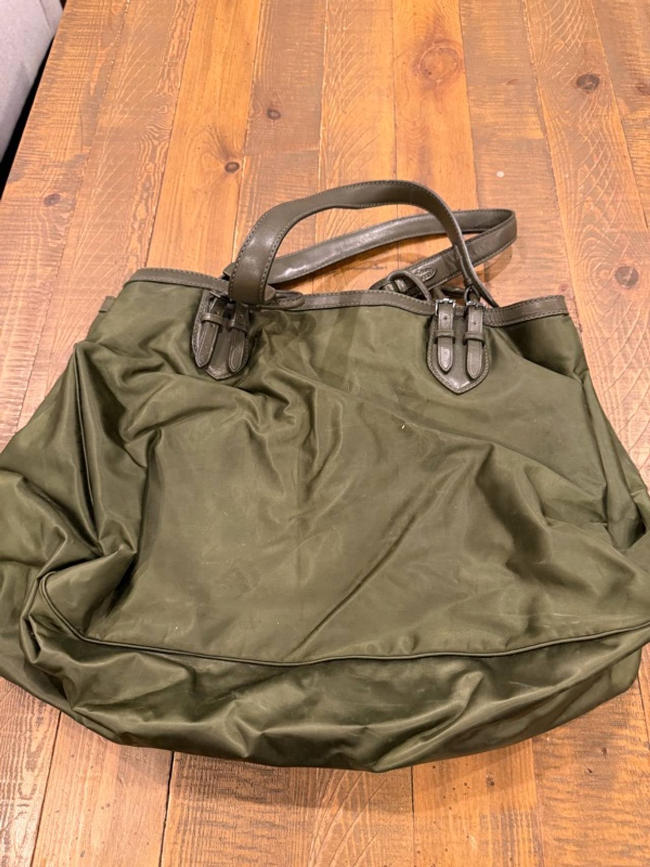 Tumi Nylon Tote Bag Green 