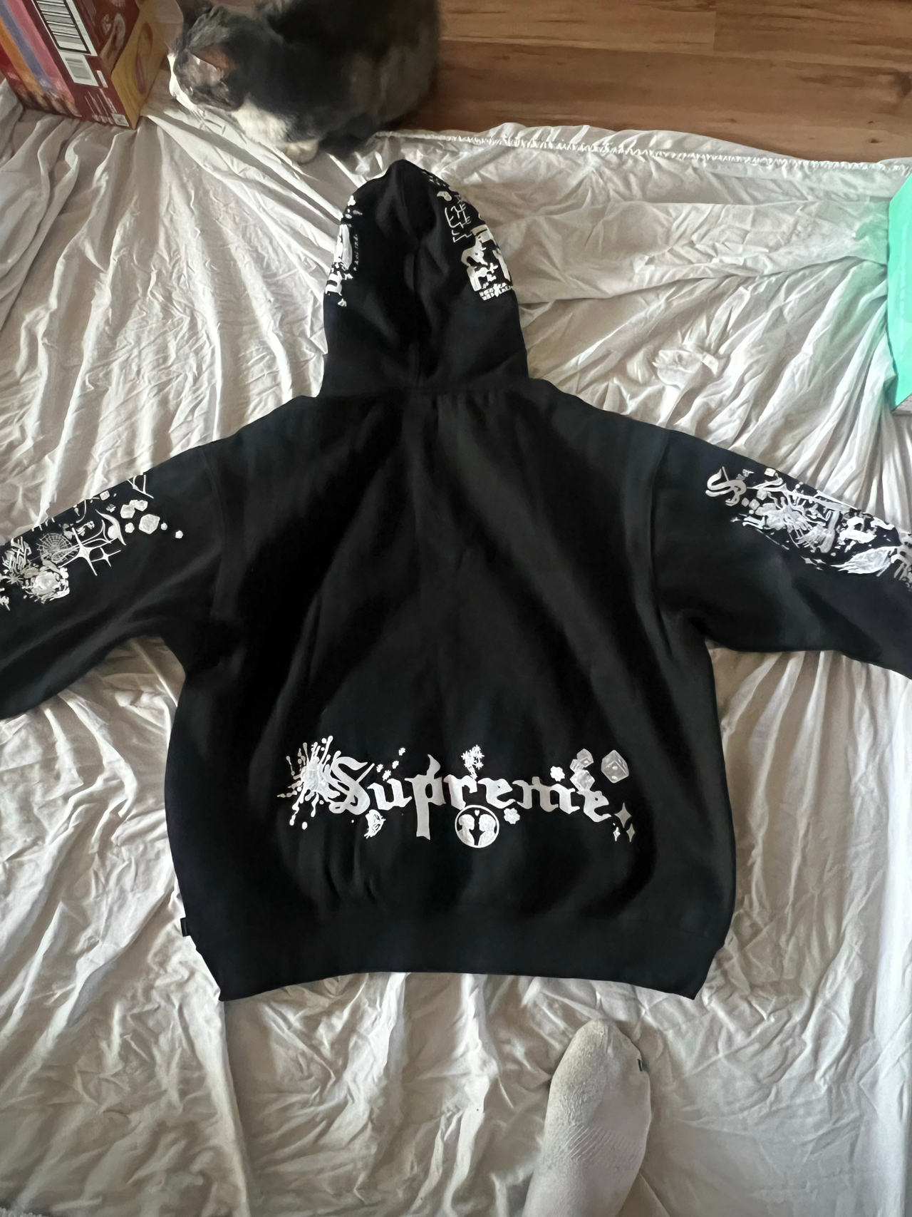 Supreme AOI Hooded Sweatshirt Black