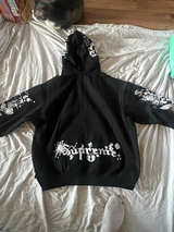 Supreme AOI Hooded Sweatshirt Black - Image 1