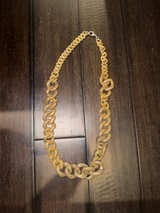 tortoise shell necklace Link Necklace Vintage Classic Costume Jewelry - Image 1