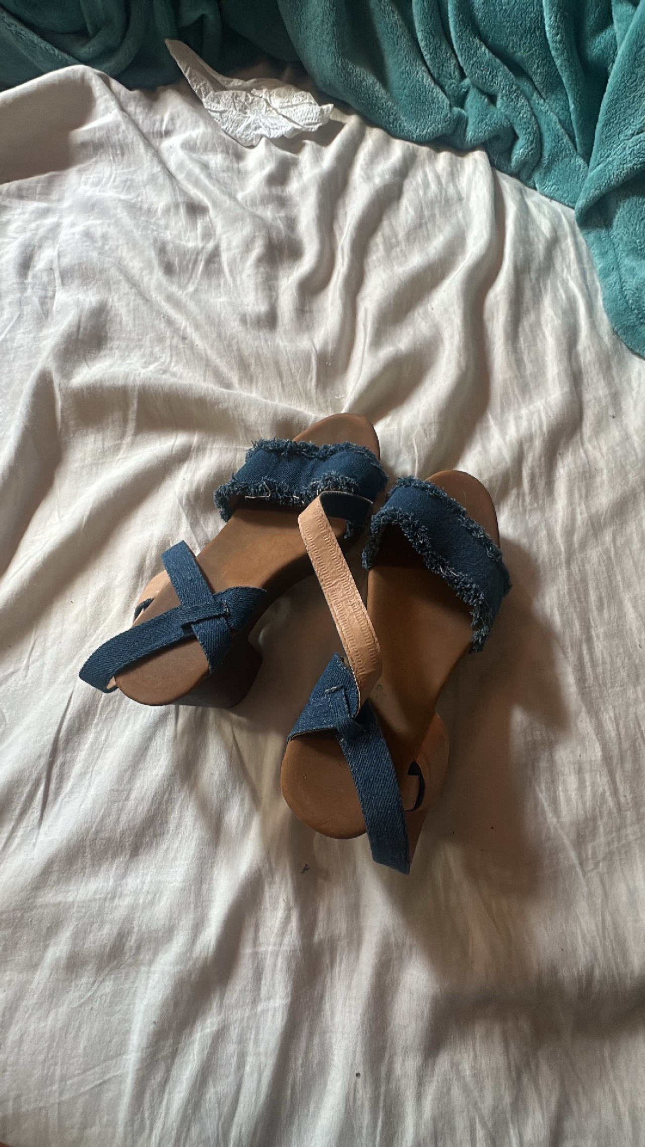 Women's Denim Sandals