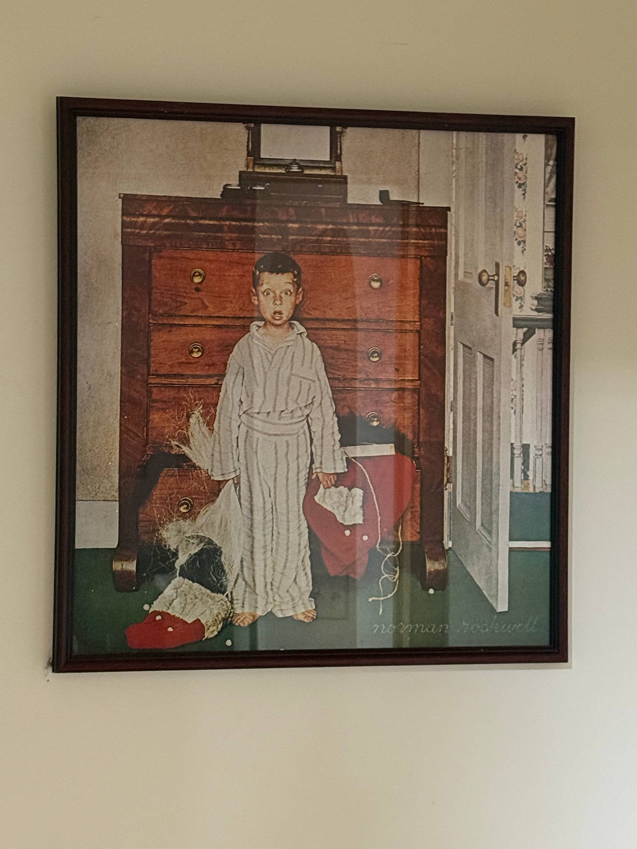 Norman Rockwell 'The Discovery' Framed Print
