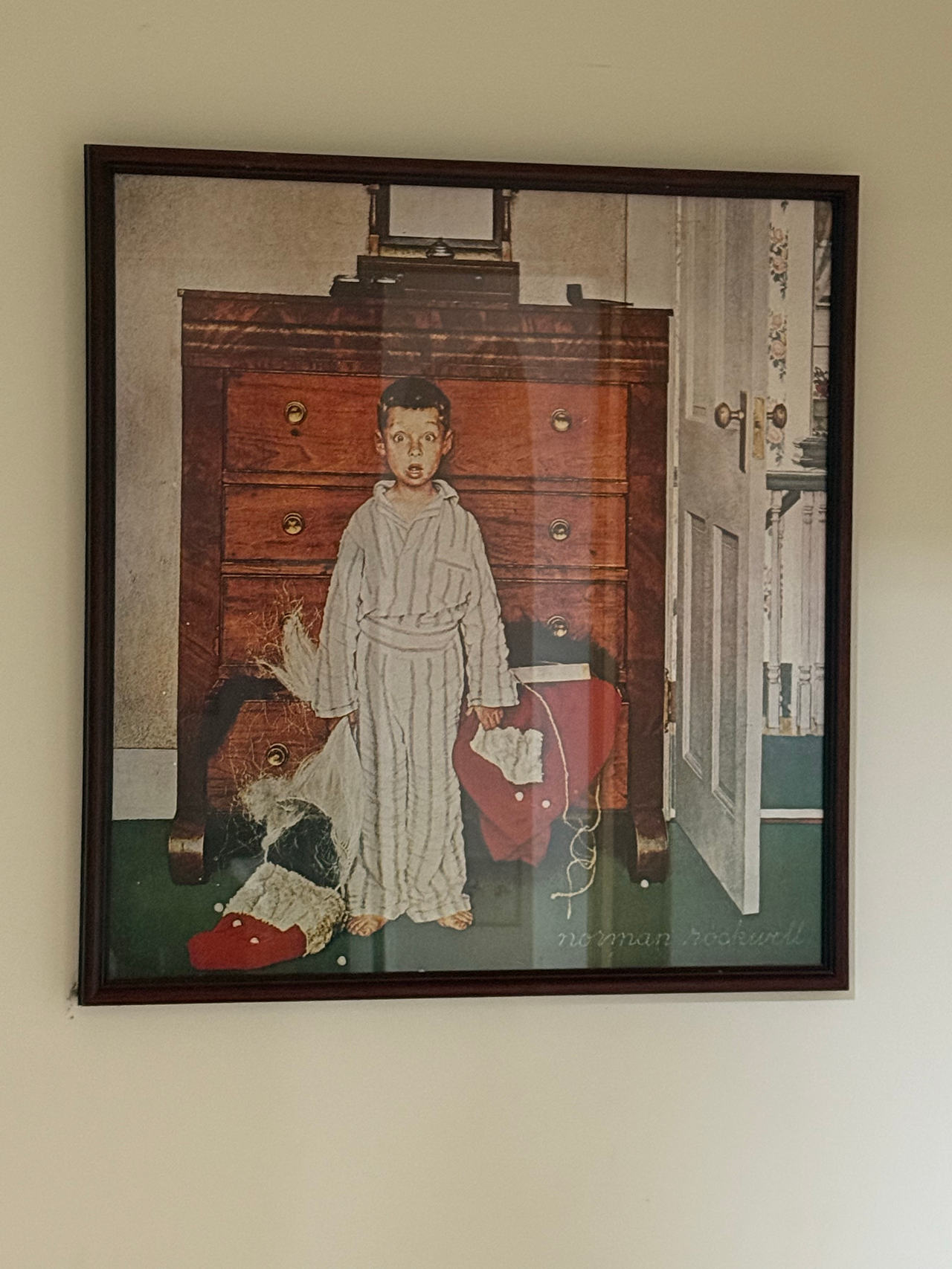 Norman Rockwell 'The Discovery' Framed Print