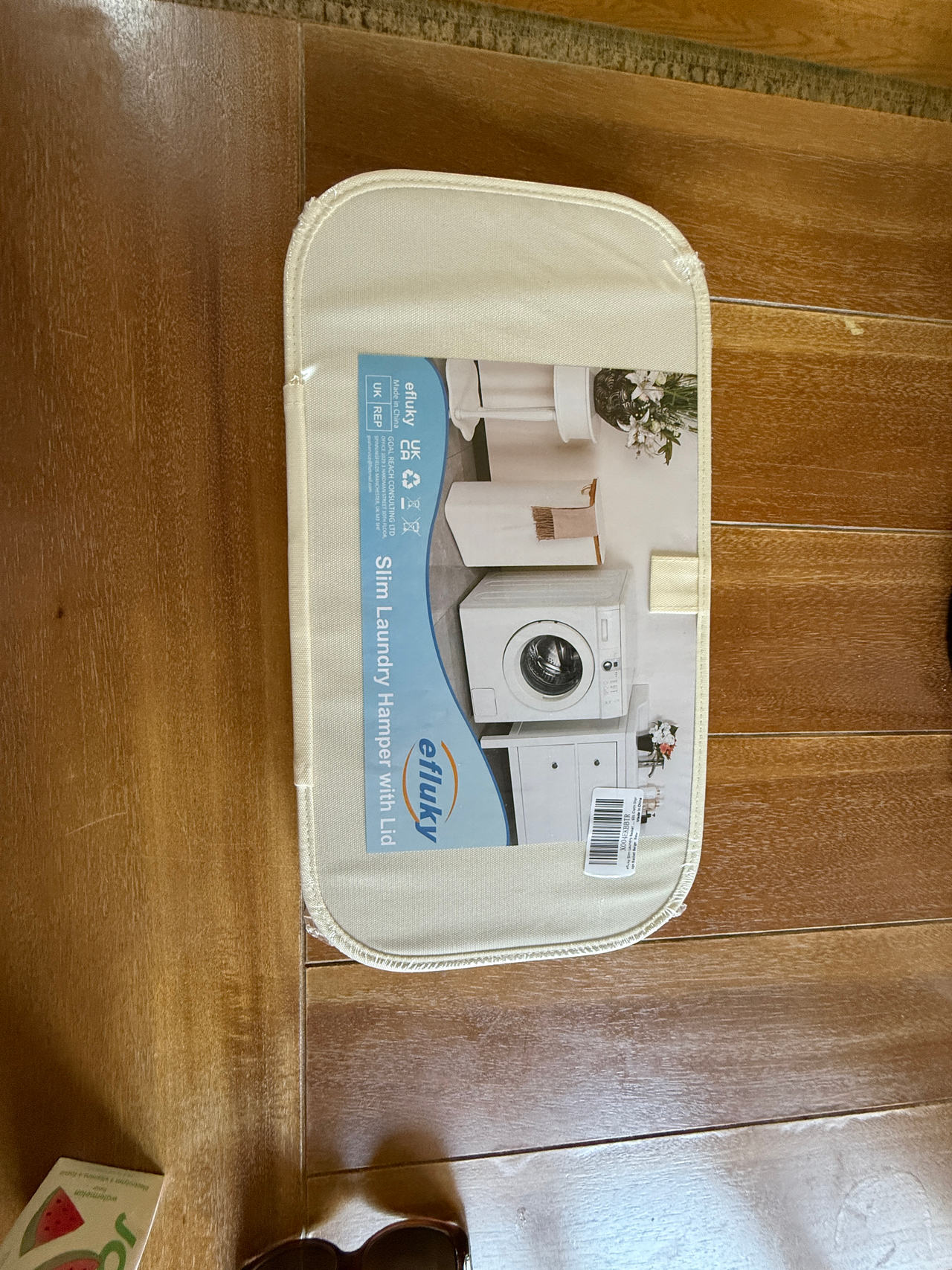 Slim Laundry Hamper with Lid