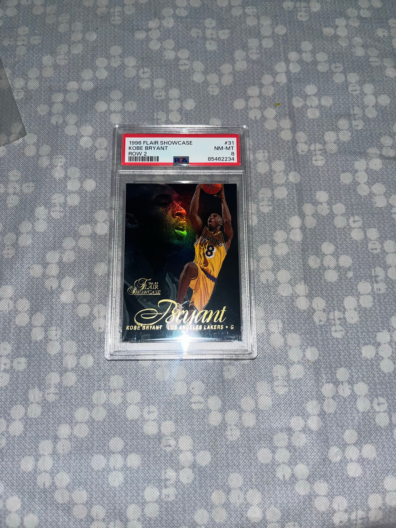 1996 Flair Showcase Kobe Bryant Rookie Card