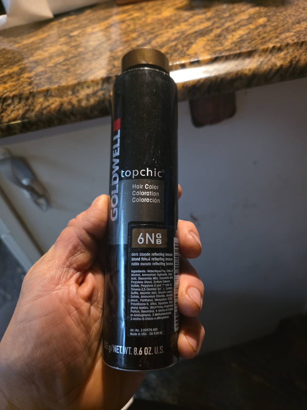 Goldwell Topchic Hair Color 6NGB Dark Blonde Reflecting Bronze