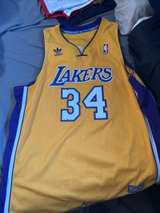 Adidas Shaquille O'Neal Los Angeles Lakers Hardwood Classics Jersey - Image 1