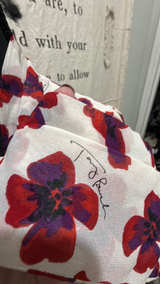 Tory Burch Floral Bow Blouse - Image 3