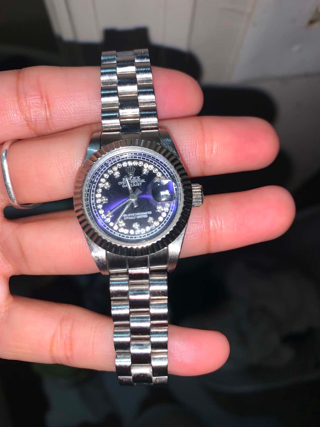 Rolex Lady-Datejust 26mm Stainless Steel Diamond Dial