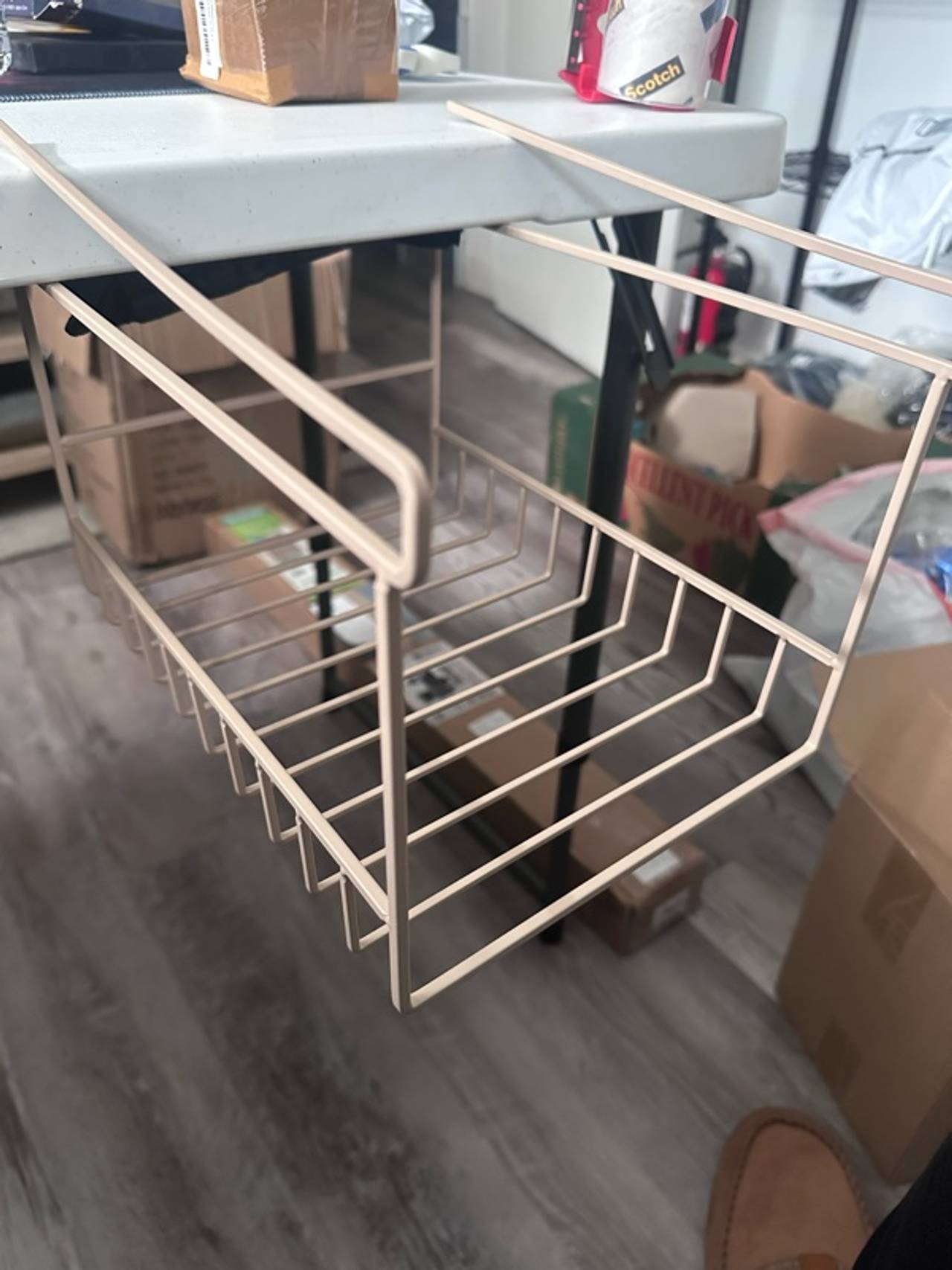 3PCS Under Shelf Storage Basket, Pantry Organizers Laundry Room Organization