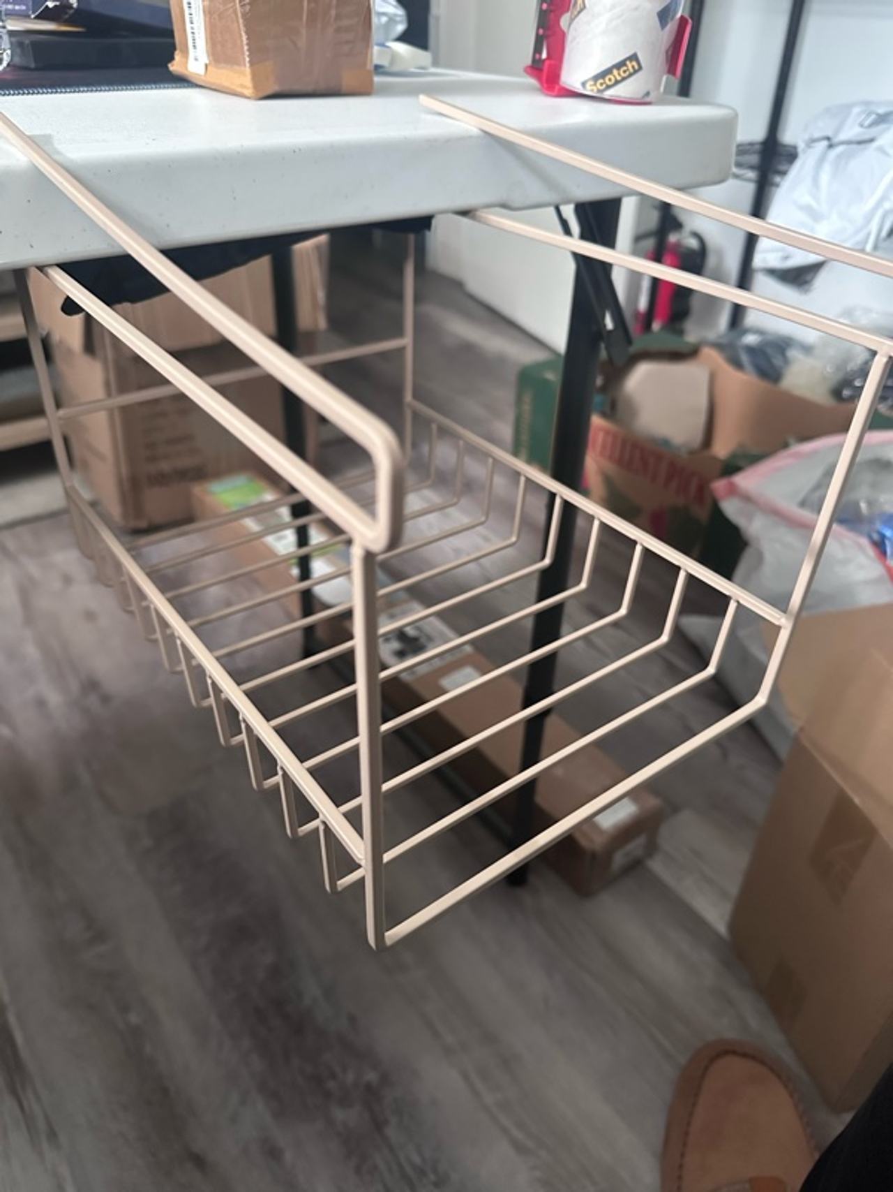 3PCS Under Shelf Storage Basket, Pantry Organizers Laundry Room Organization