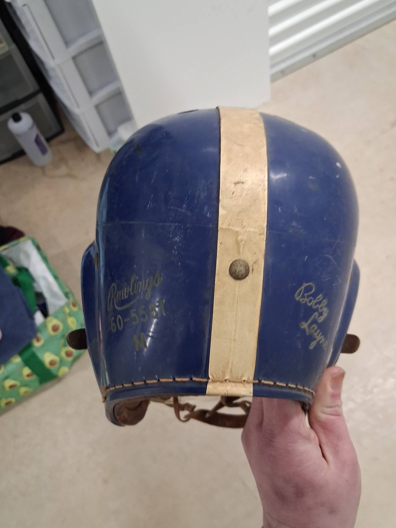 Rawlings Bobby Layne Vintage Football Helmet