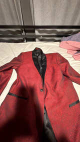 J. Ferrar Black Slim Fit Blazer - Image 2