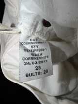 RALPH LAUREN White Denim Cut-Off Shorts Size 28 Womens Ladies - Image 2