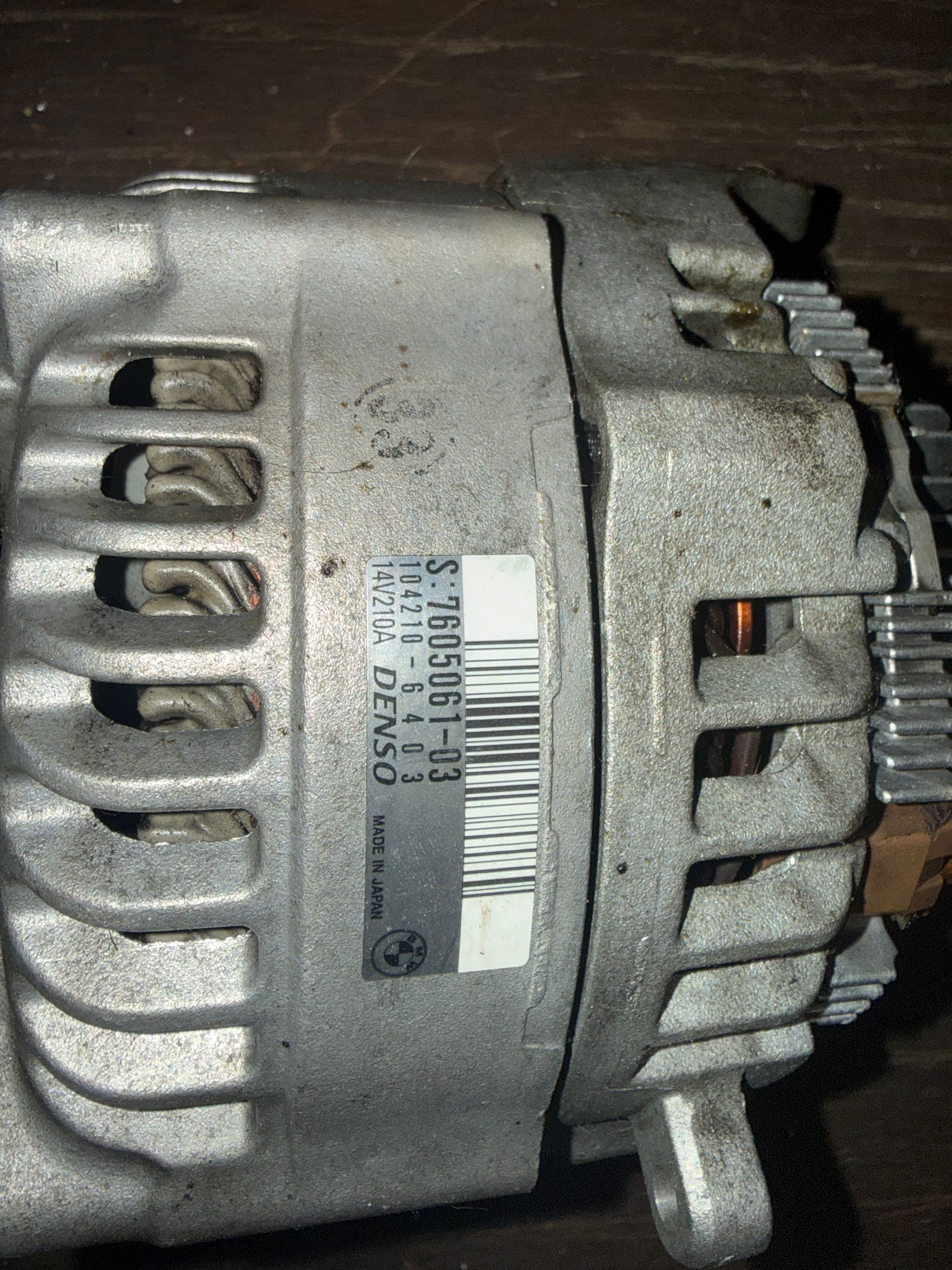 BMW Alternator 7605061-03 210 Amp - Image 3