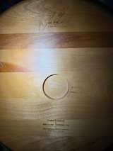Williams Sonoma John McLeod Signed Natural Birchwood Salad Bowl - Image 2