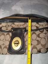 Coach Signature Canvas Turnlock Shoulder Bag - Image 6