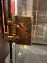 Lucite Console Table with Brass Side Tables - Image 3