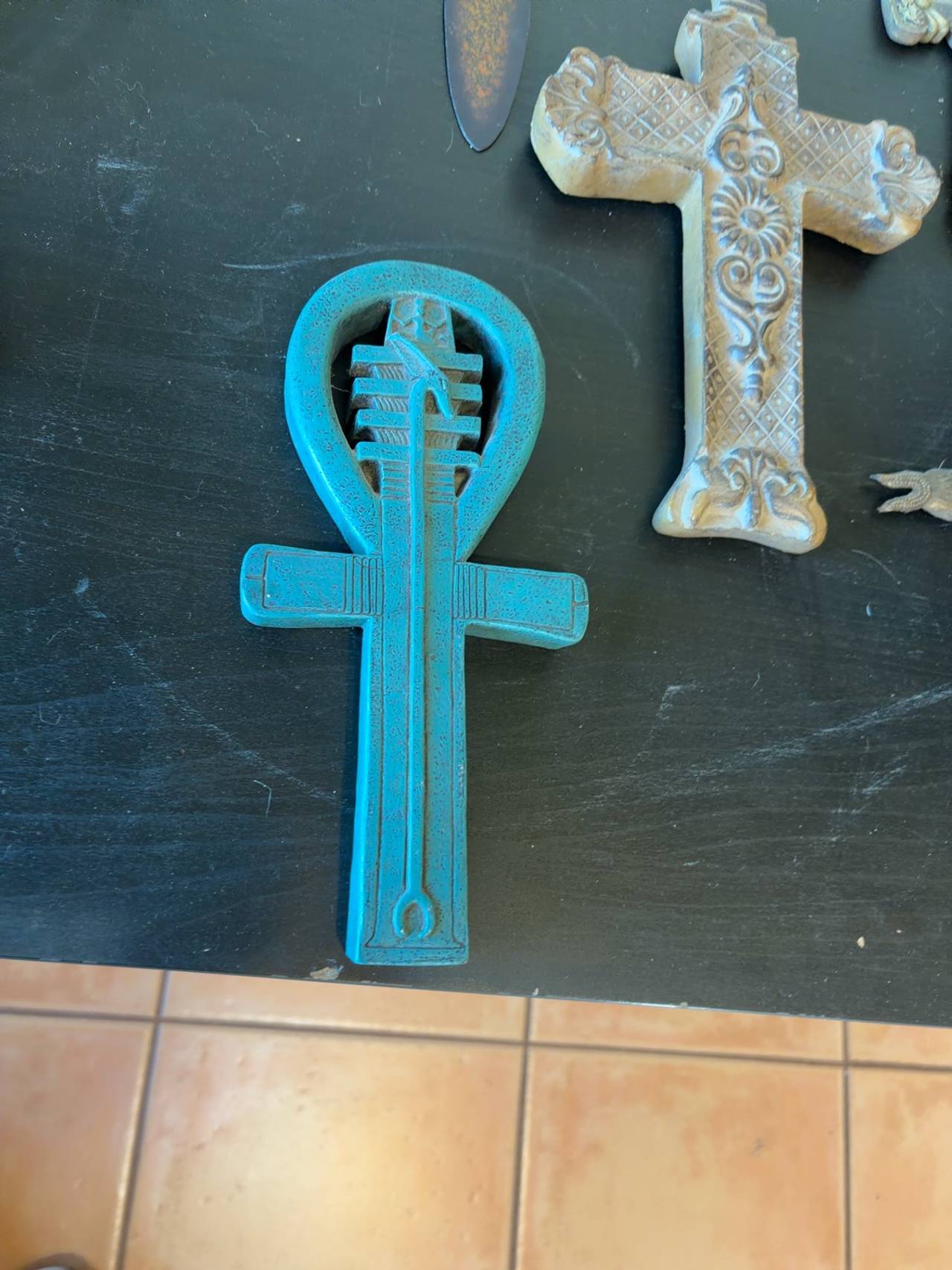 Ancient Egyptian Ankh Key of Life Statue
