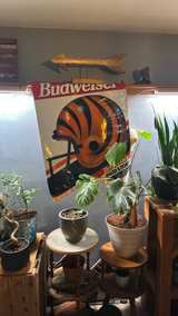 Vintage Budweiser Cincinnati Bengals Helmet Poster - Image 2