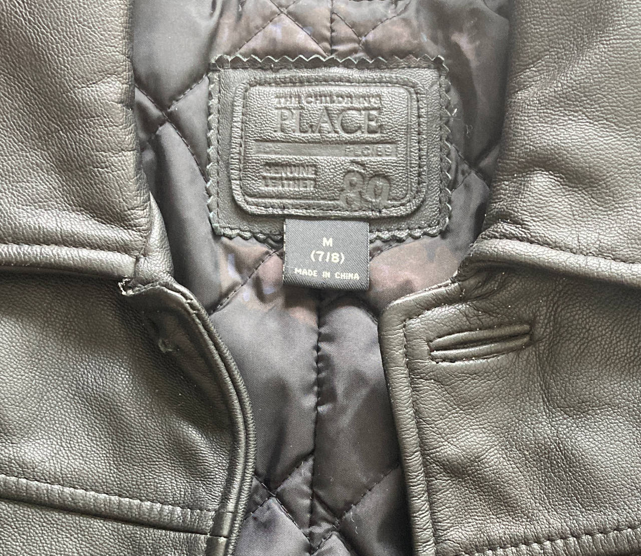 The Children's Place Kids Genuine Leather Jacket