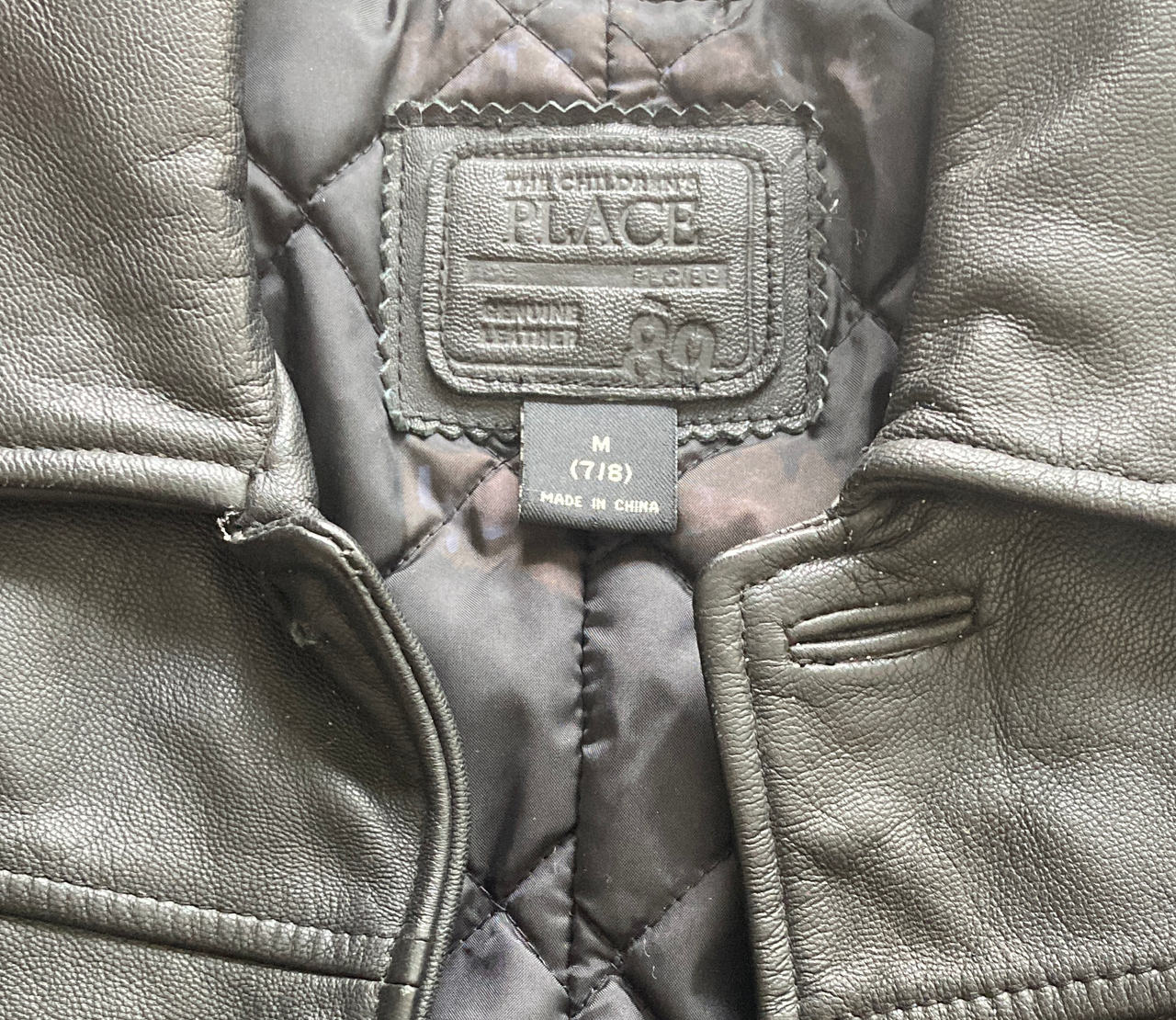 The Children's Place Kids Genuine Leather Jacket