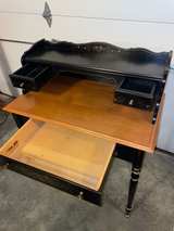 Vintage Ethan Allen Hitchcock Style Writing Desk and Chair - Image 4