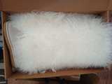 White Mongolian Sheepskin Boots - Image 2
