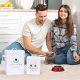 MERAKI Home Farmhouse Cat Food and Treats Containers + Feed Scoop - Image 5