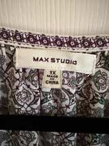 Max Studio Printed Long Sleeve Blouse - Image 4