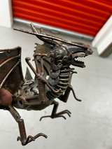 Handcrafted Metal Dragon Sculpture - Image 6