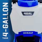 Kobalt 40V Max 4-Gallon Backpack Sprayer - Image 4