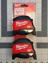Milwaukee 25ft Compact Magnetic Tape Measure 2-Pack - Image 1