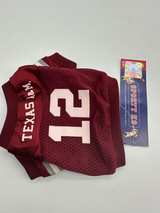 Texas A&M Dog Jersey size XXS - Image 2