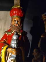 Vintage Hand-Painted Ceramic Three Wise Men Figurines - Image 6