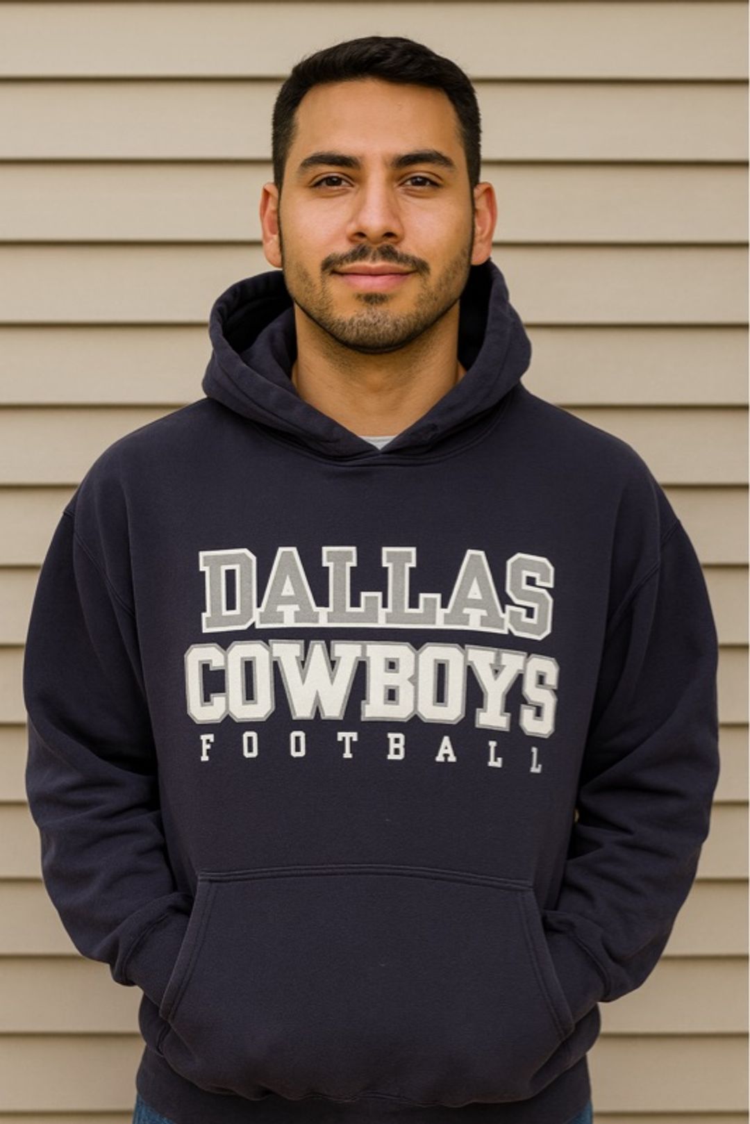 Dallas Cowboys Practice Pullover Hoodie Navy