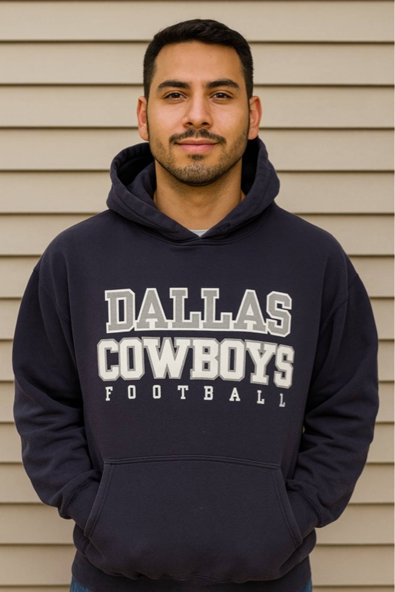 Dallas Cowboys Practice Pullover Hoodie Navy